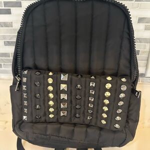 Think Royln! Black studded backpack